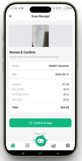 Genie Accounting App Screenshot